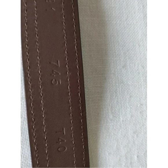 Dior Brown Leather Belt